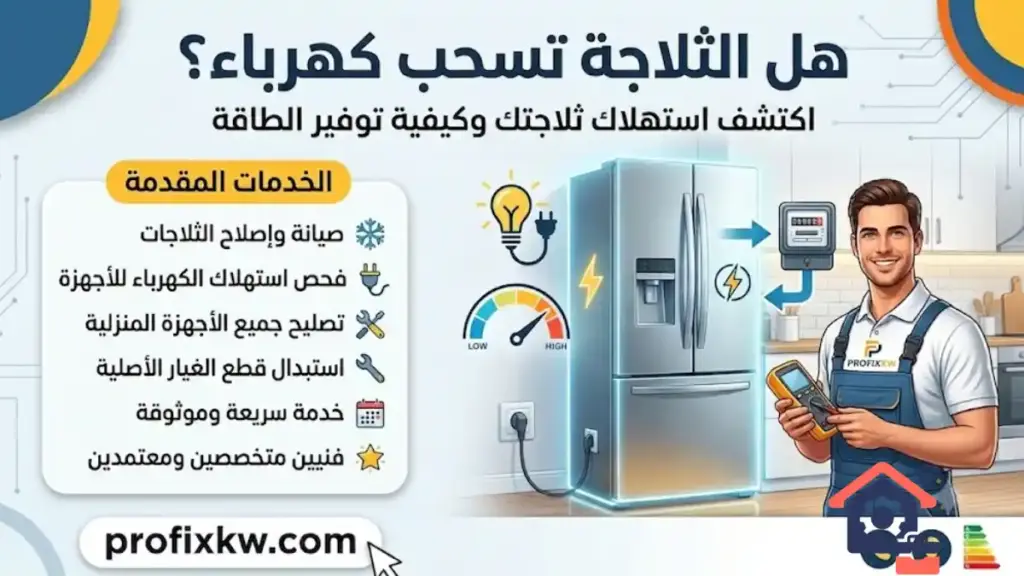 فني هل الثلاجة تسحب كهرباء؟